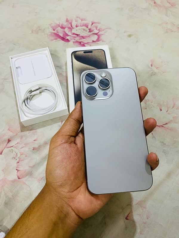 i phone 15 pro max 256gb hk pta approved 0