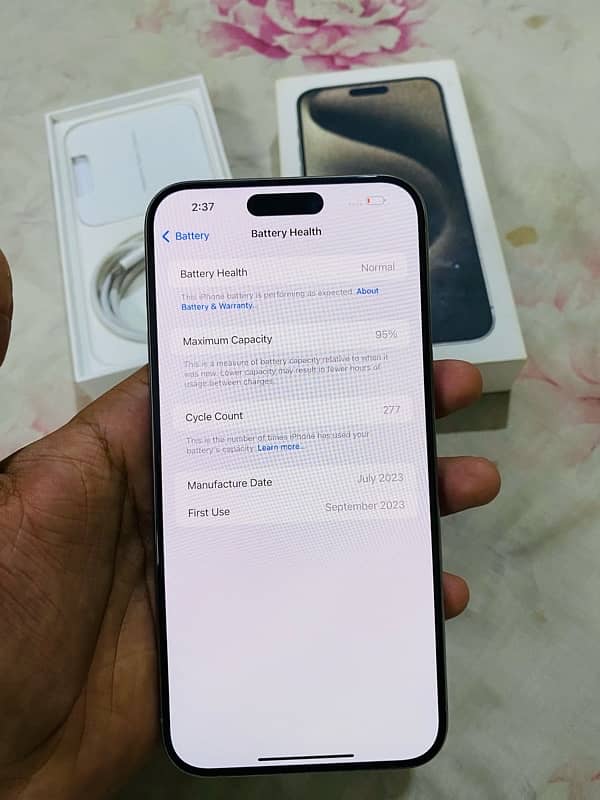 i phone 15 pro max 256gb hk pta approved 8