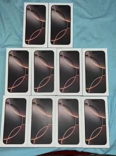 Iphone16 Promax 256Gb PTA approved Physical Sim Desert Titenium