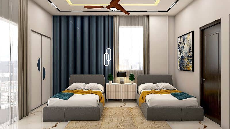 AUTOCAD 2D, 3D INTERIOR DESIGN AND DRAWINGS 9