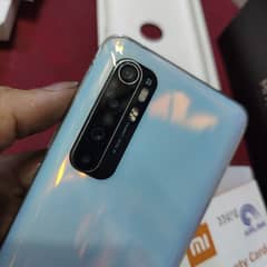 Mi note 10lite 8+3GB ram 128GB deul official approved box saman sath