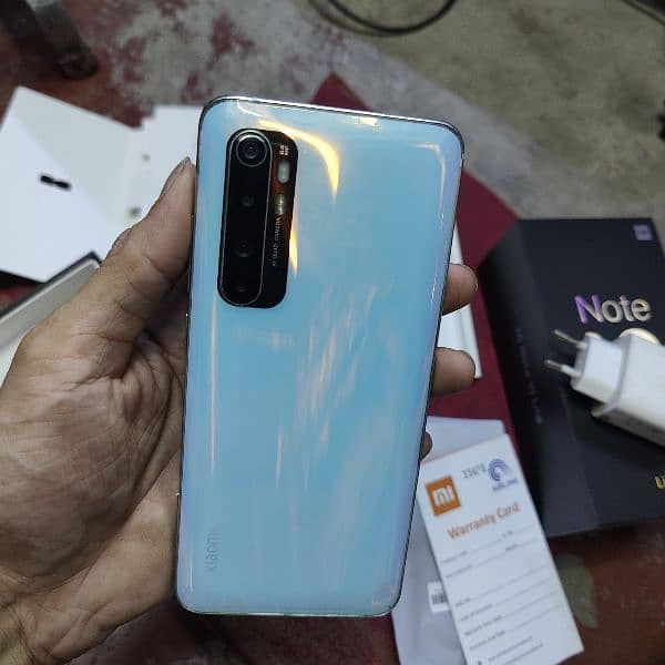 Mi note 10lite 8+3GB ram 128GB deul official approved box saman sath 1