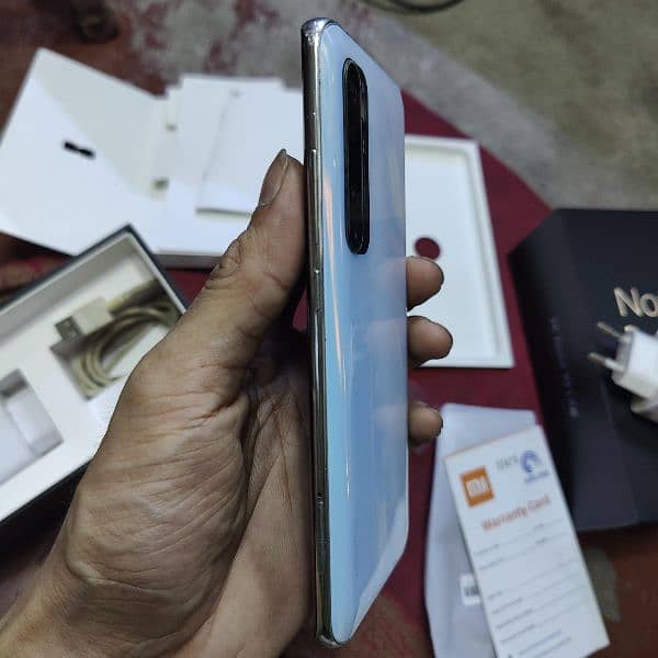 Mi note 10lite 8+3GB ram 128GB deul official approved box saman sath 4