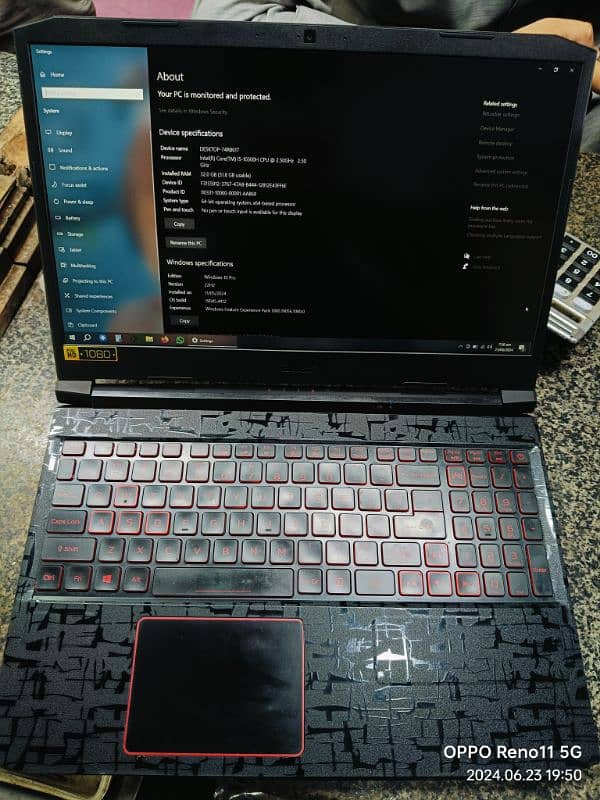 Acer Nitro 5 i5 10th gen gaming laptop 3