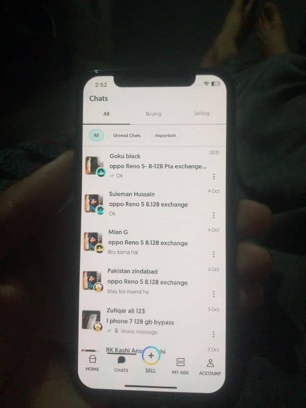 iphone x PTA 64gb exchange 3