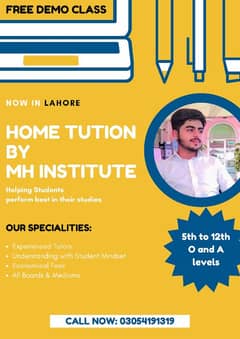 Home Tution for class 5 to 12 and O and A levels 0