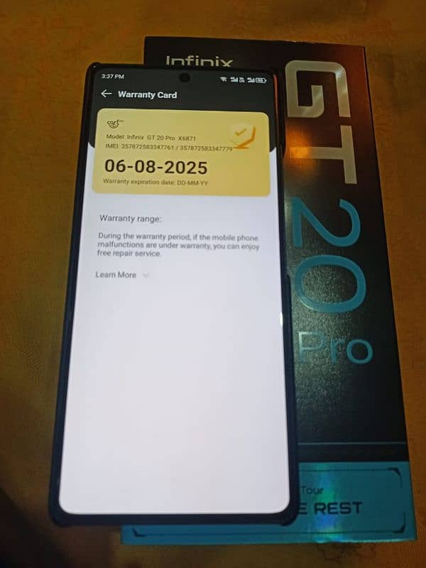 Infinix GT 20 Pro 5G 1