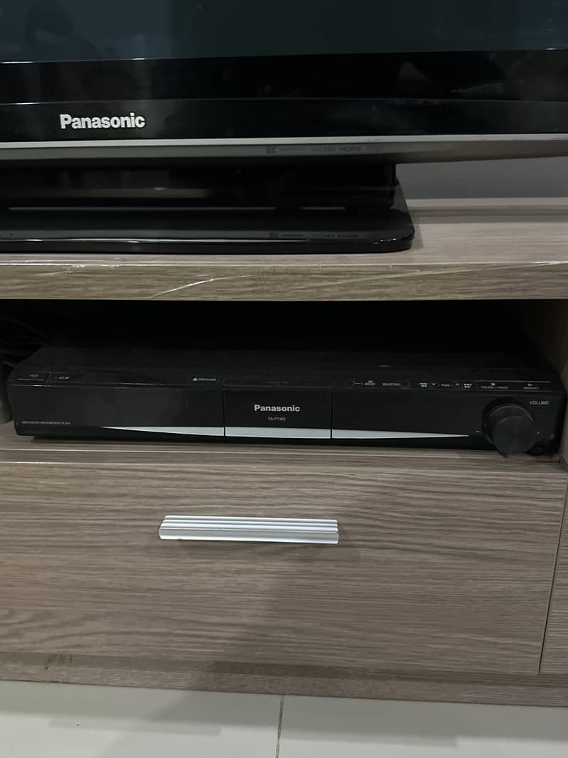 Panasonic Plasma TV 58 inch Along with home theatre of Panasonic 3