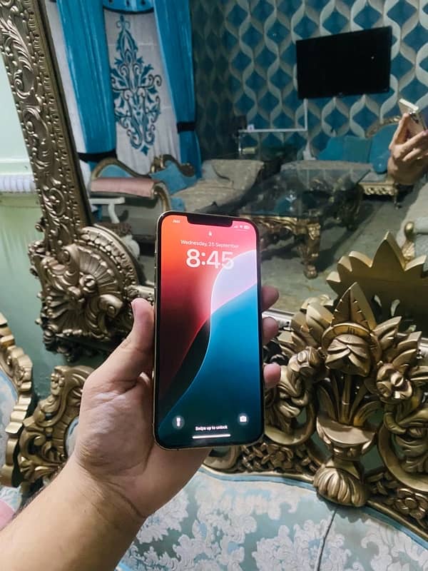 I phone 12 pro max 128 gb Pta approved Lla model with box waterpack 6