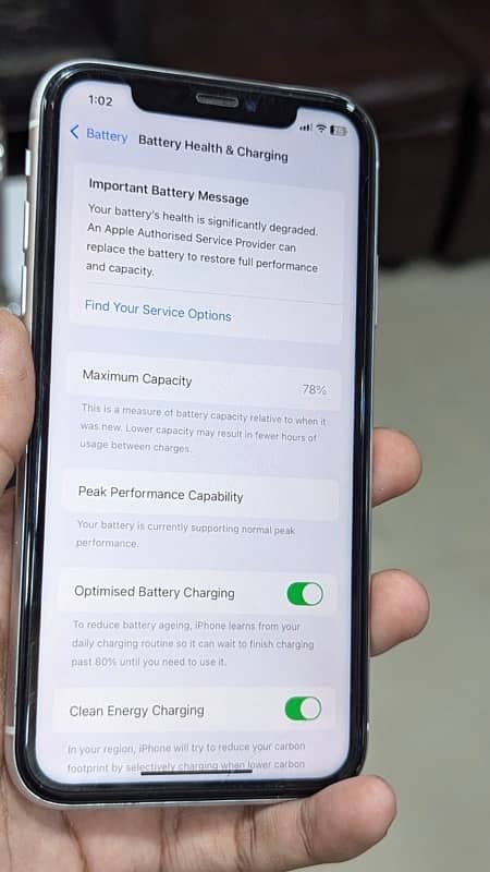 iPhone xr dual pta 128 gb 10