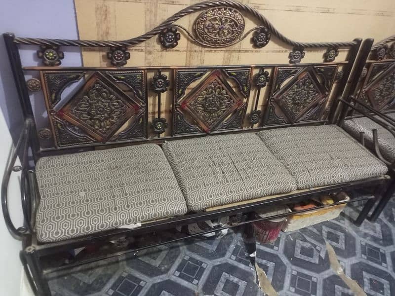 7 seater iron sofa set 1