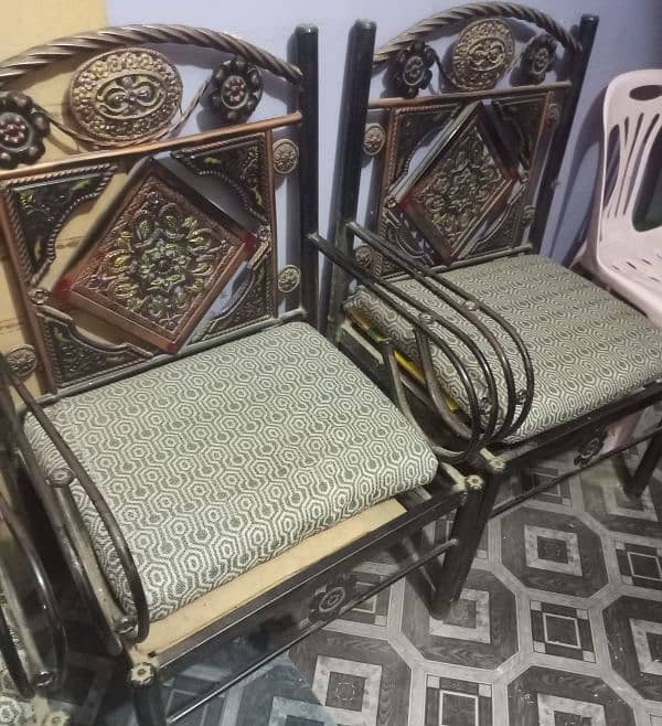 7 seater iron sofa set 5