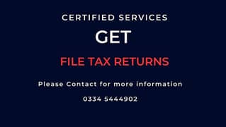 FILE TAX RETURNS - ONE DAY LEFT