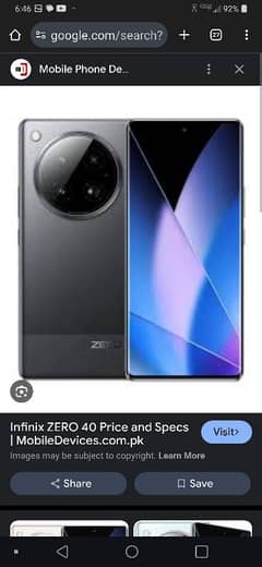 Infinix zero 40 just box open only 100/100 all oky