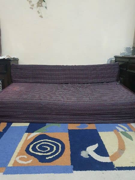 sofa set 5 seater + 5 double bed mattress 5