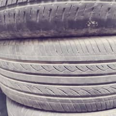 4 car tyres of Corolla Honda for sale. Size: 195/65/15