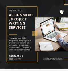 Assignments and projects writing services