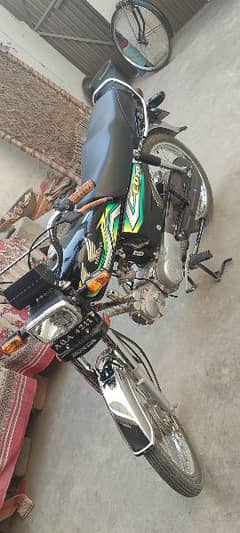 Honda cd 70 2023 model just 7000km new