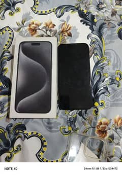 I Phone 15 Pro Max Jv 256 Gb Space Black