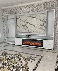 Electric fireplace And strips