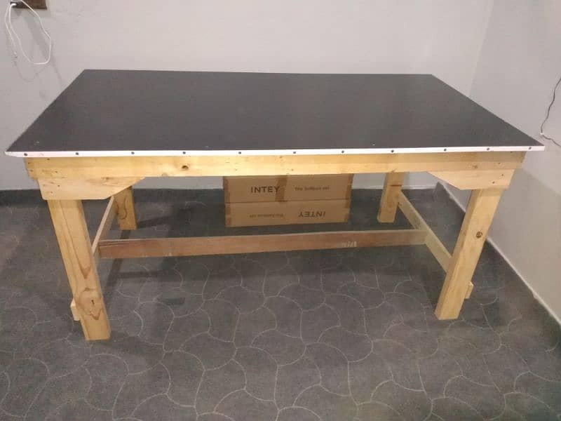 Big Wooden Table For Any Work 0