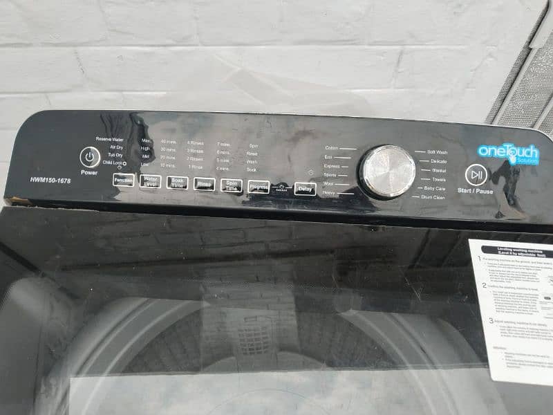 Haier automatic machine 15kg 3