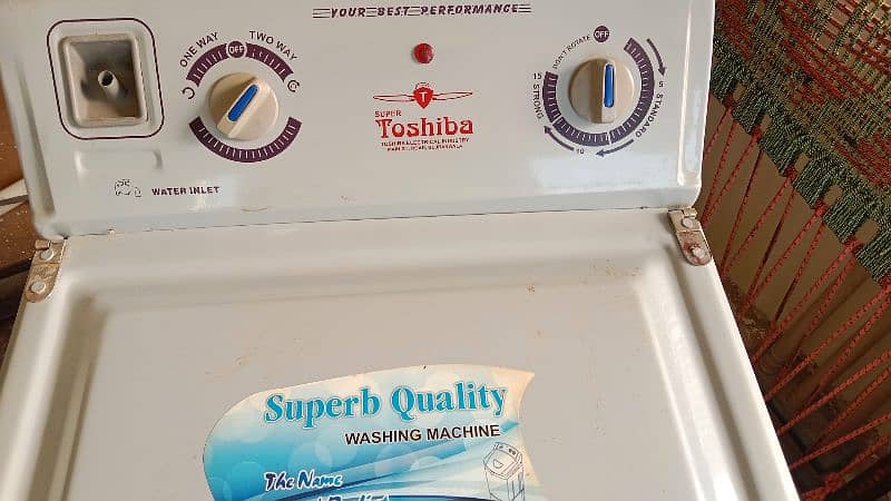 Toshiba Superb Quality Washing Machine 1