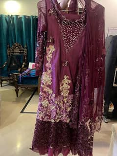 bridal maxi | design maxi | walima dress | party wear | wedding dress