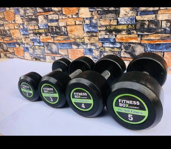 Dumbell | Rubber coated Dumbell | Dumbell for home 1