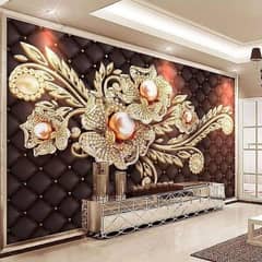 3D Wallpaper PVC Flex