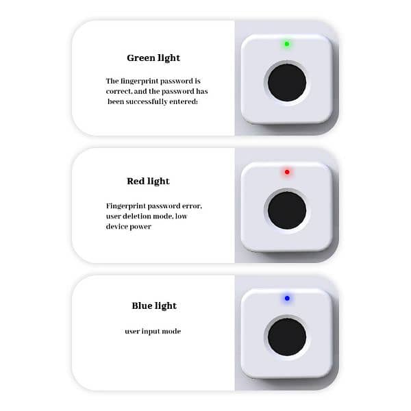 smart fingerprint wireless drawer lock 6