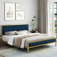 iron bedset | double bed | king bed | steel bed bedroom set