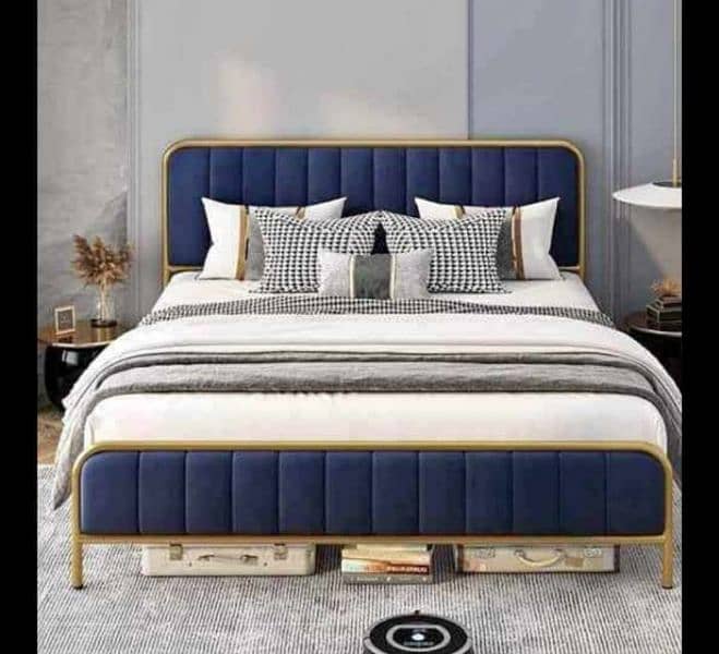 iron bedset | double bed | king bed | steel bed bedroom set 9