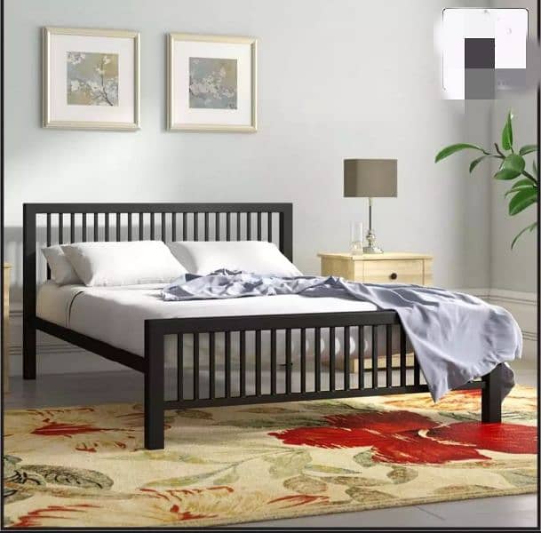 iron bedset | double bed | king bed | steel bed bedroom set 13