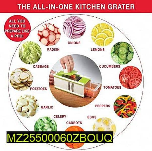 5 In 1 Multi Functional Grater 1