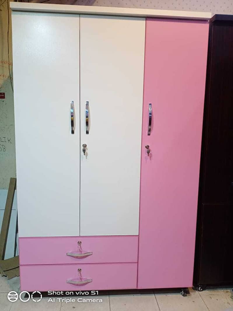 wardrobe for sale/coloured cupboard/Almirah/lamineted almarii/twodoor 3