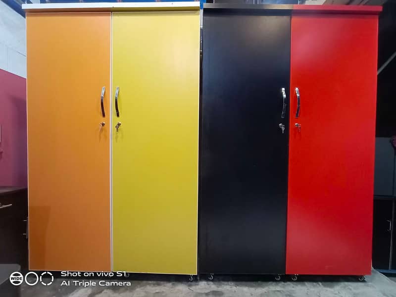 wardrobe for sale/coloured cupboard/Almirah/lamineted almarii/twodoor 6