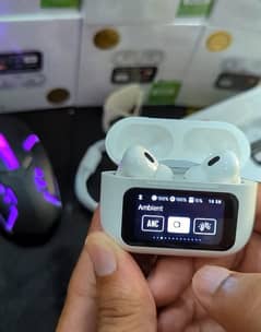 Led Touch Screen Airpods ANC A9 Pro 0