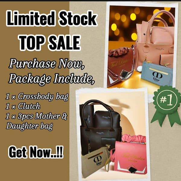 Urgent sell luxury Shoulder Hand bag limited stock limited offers 0