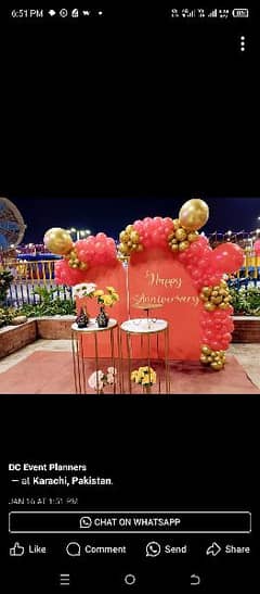 Birthday Anniversary Event planner wedding Decorations