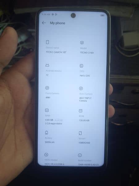 Techno Camon 18t non pta 6