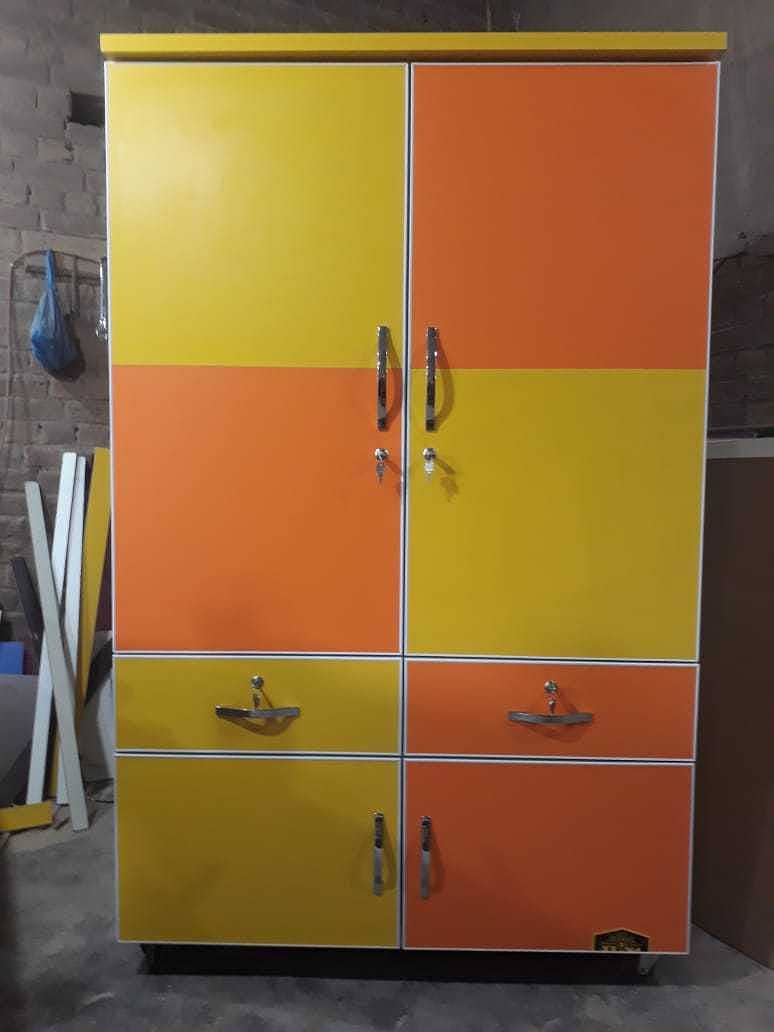 wardrobe for sale/coloured cupboard/Almirah/lamineted almarii/twodoor 2