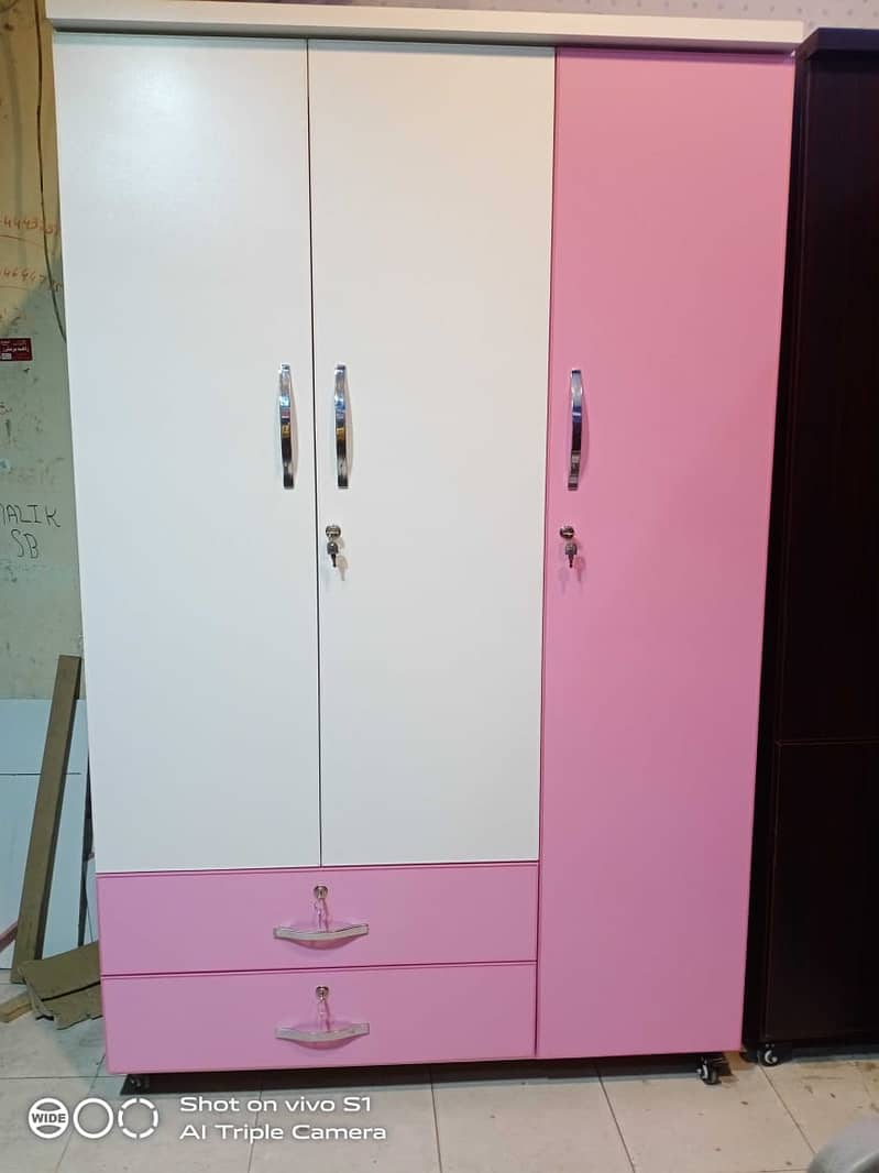 wardrobe for sale/coloured cupboard/Almirah/lamineted almarii/twodoor 8