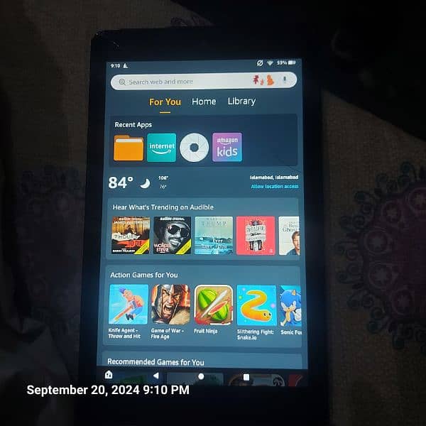 Amazon Fire HD 8 generation 32GB with original Box 0