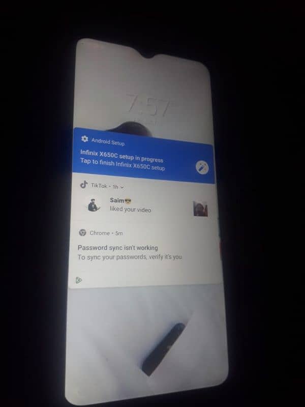 Infinix hot8 4/64GB Good condition only mobil 6