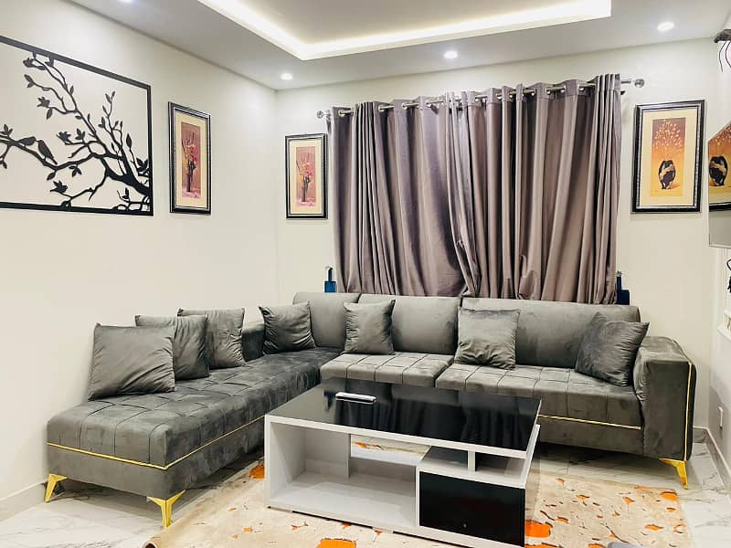 1-Bed Elegant Furnished Flat For Rent Sector F Bahria Town Lahore 2