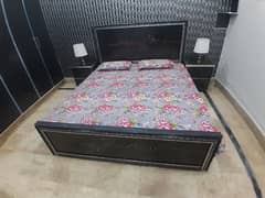 New condition semi solid bed cum Durafoam mattress