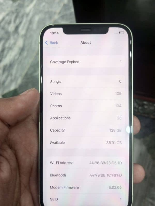 Iphone 12 pta approve(physical+esim) 1