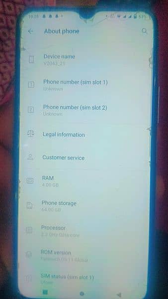 Vivo Y20 4/64 Urgent Sale 3