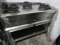 Chinese Stove 3 burner Water system